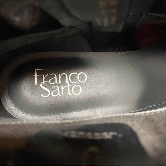 New! Franco Sarto Malina Black Suede Bootie 8M - Picture 13 of 15